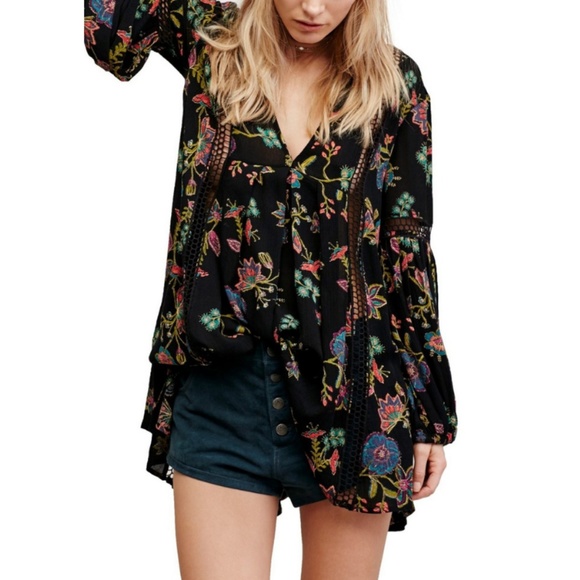 Free People Tops - Free People : Just the Two of Us Floral Tunic